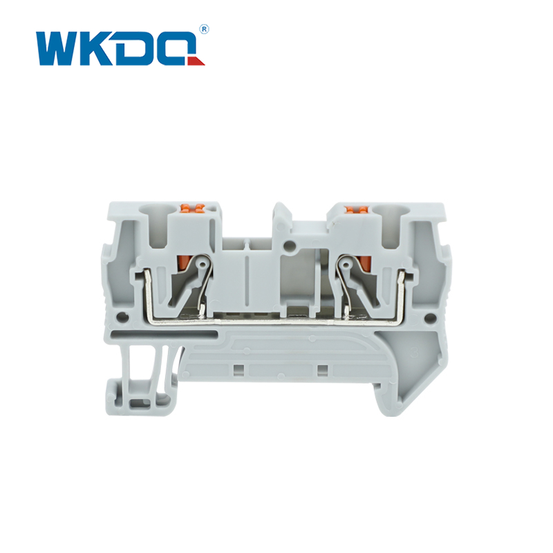4mm2 케이블 Din Rial 푸시 인 터미널 블록 안티 염증 24 AWG