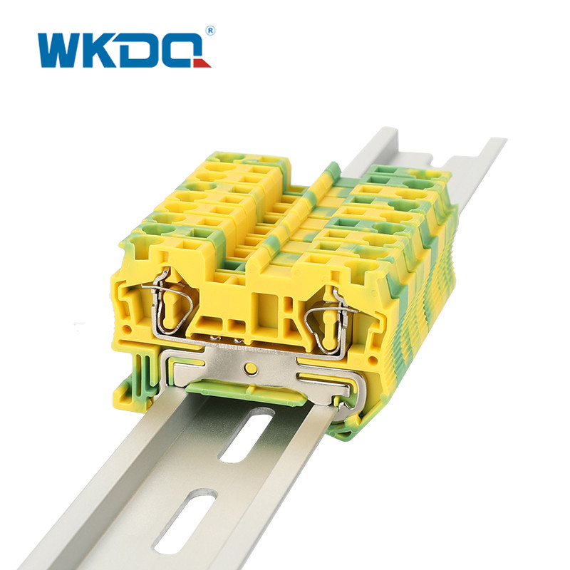 JST 4-PE 스프링 터미널 블록 커넥터 녹색 800V 41A 4mm 단면