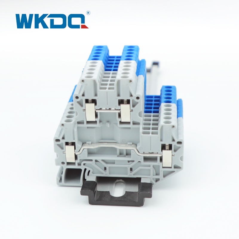 UTTB2.5 2.5mm2 DIN 레일 더블 레벨 스크류 터미널 블록
